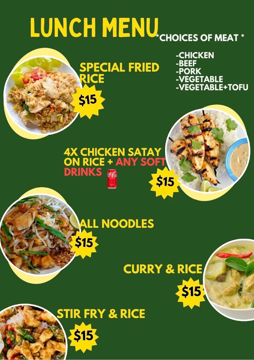 Menu, EDDIE THAI FOOD (Place your order on our website)