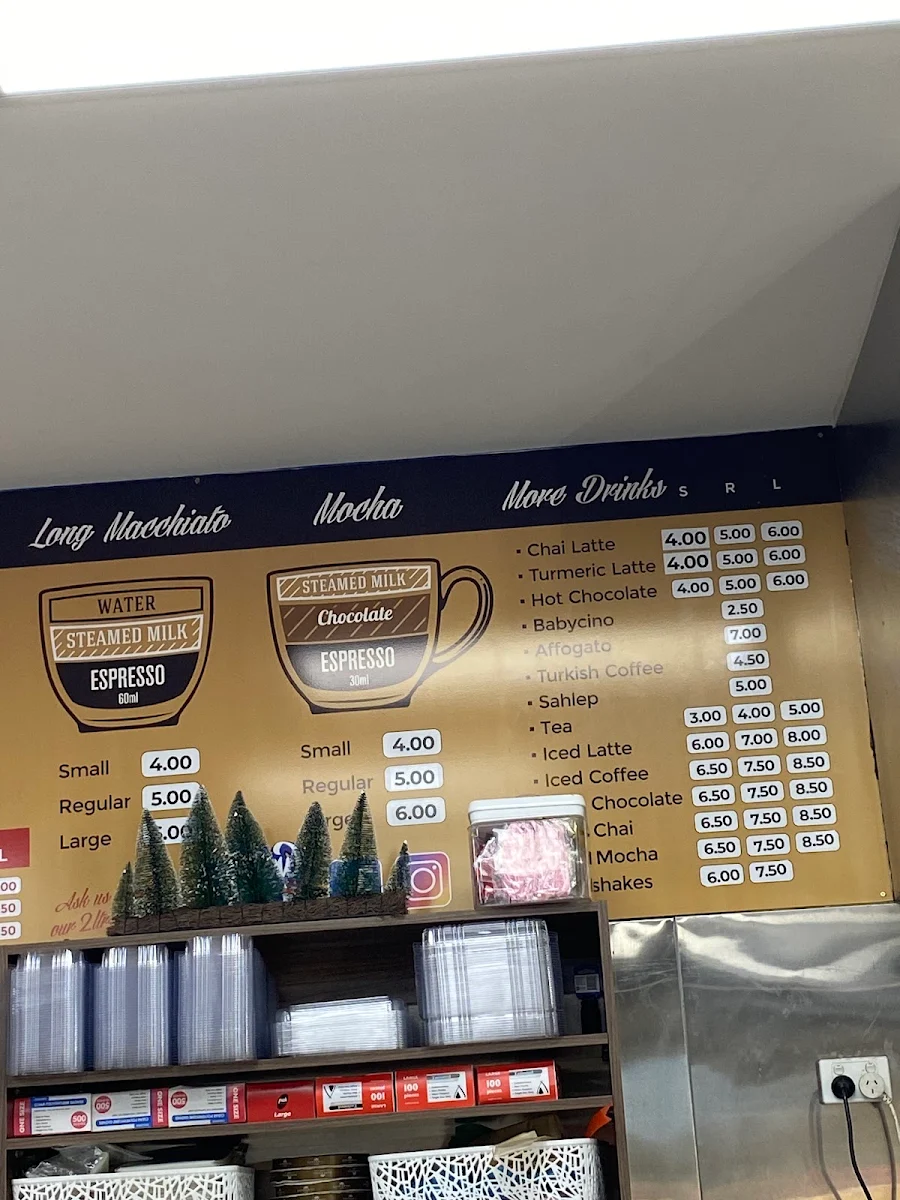 Menu, Ravenhill Cafe