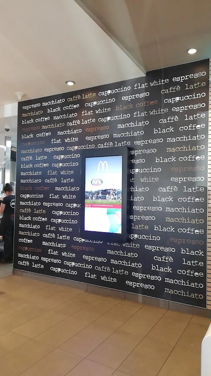 Menu, McDonald's Kilsyth