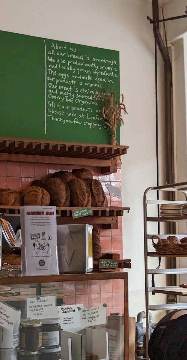 Menu, Loafer Bread