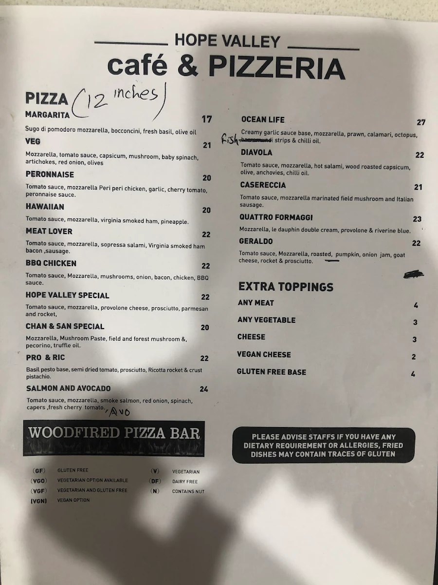 Menu, WOODFIRED PIZZA BAR 🍕🍕 , Cafe DAMI☕️🥐🥞