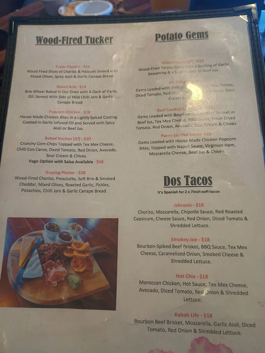 Menu, Beerpourium