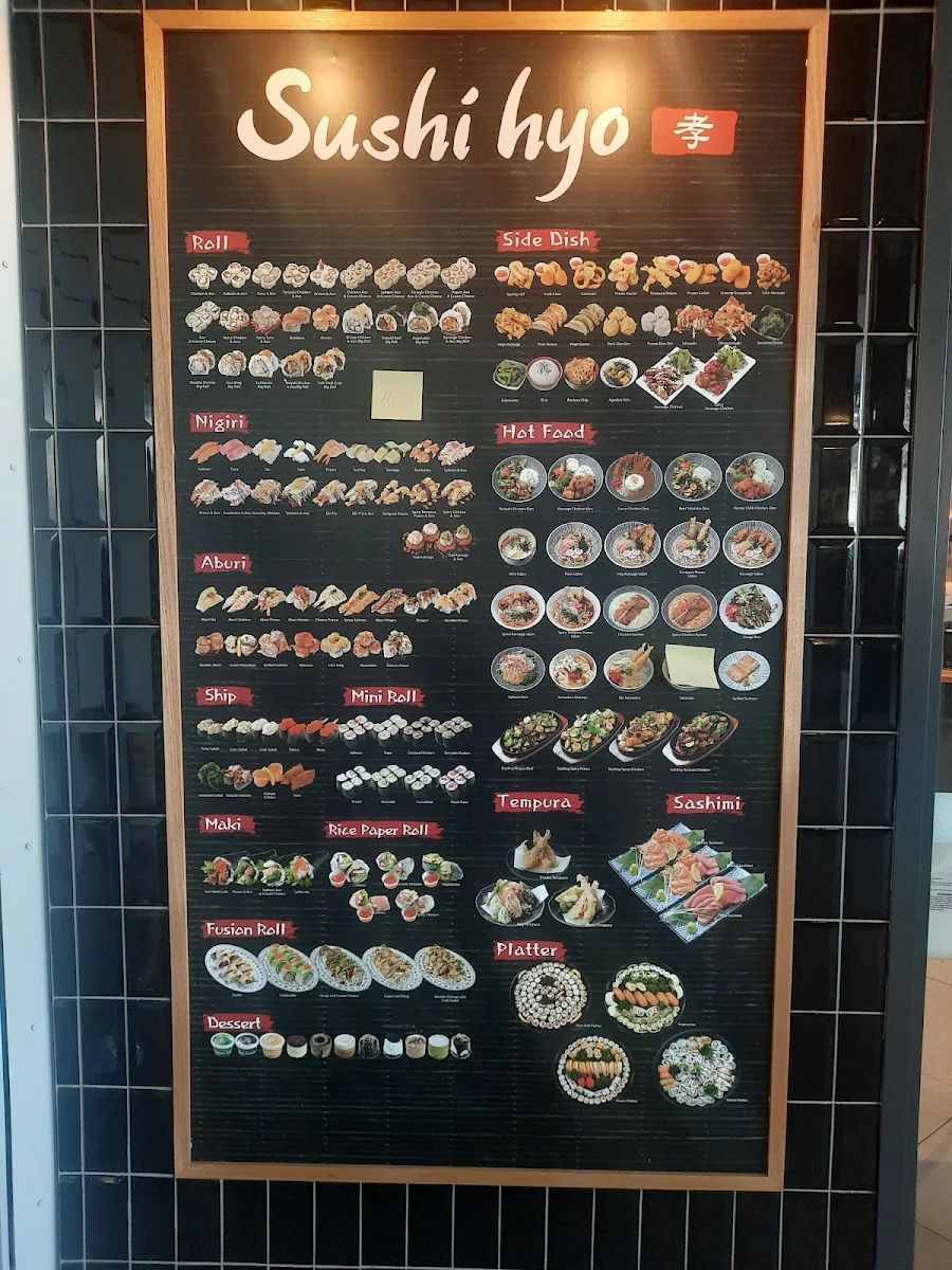 Menu, SUSHI HYO (YAMANTO)