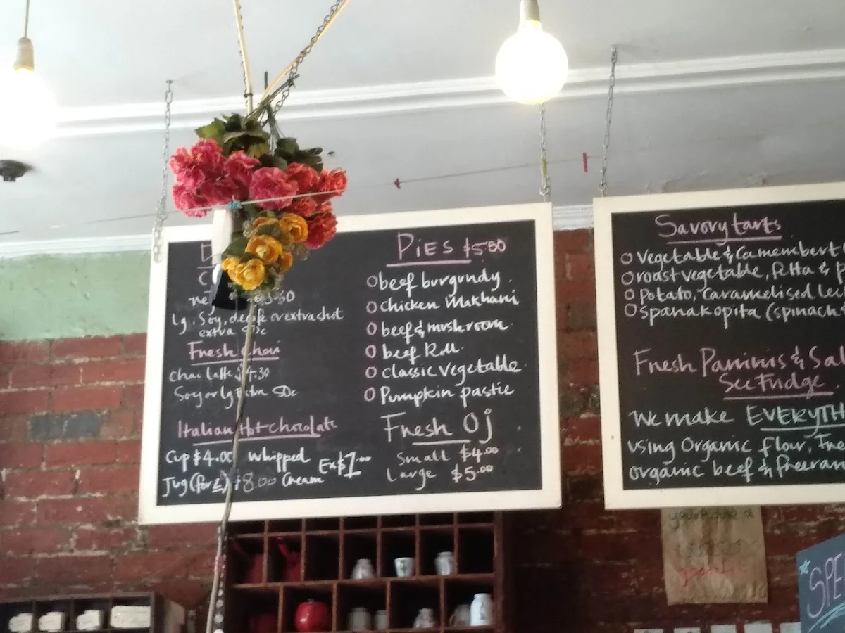 Menu, Sugardough