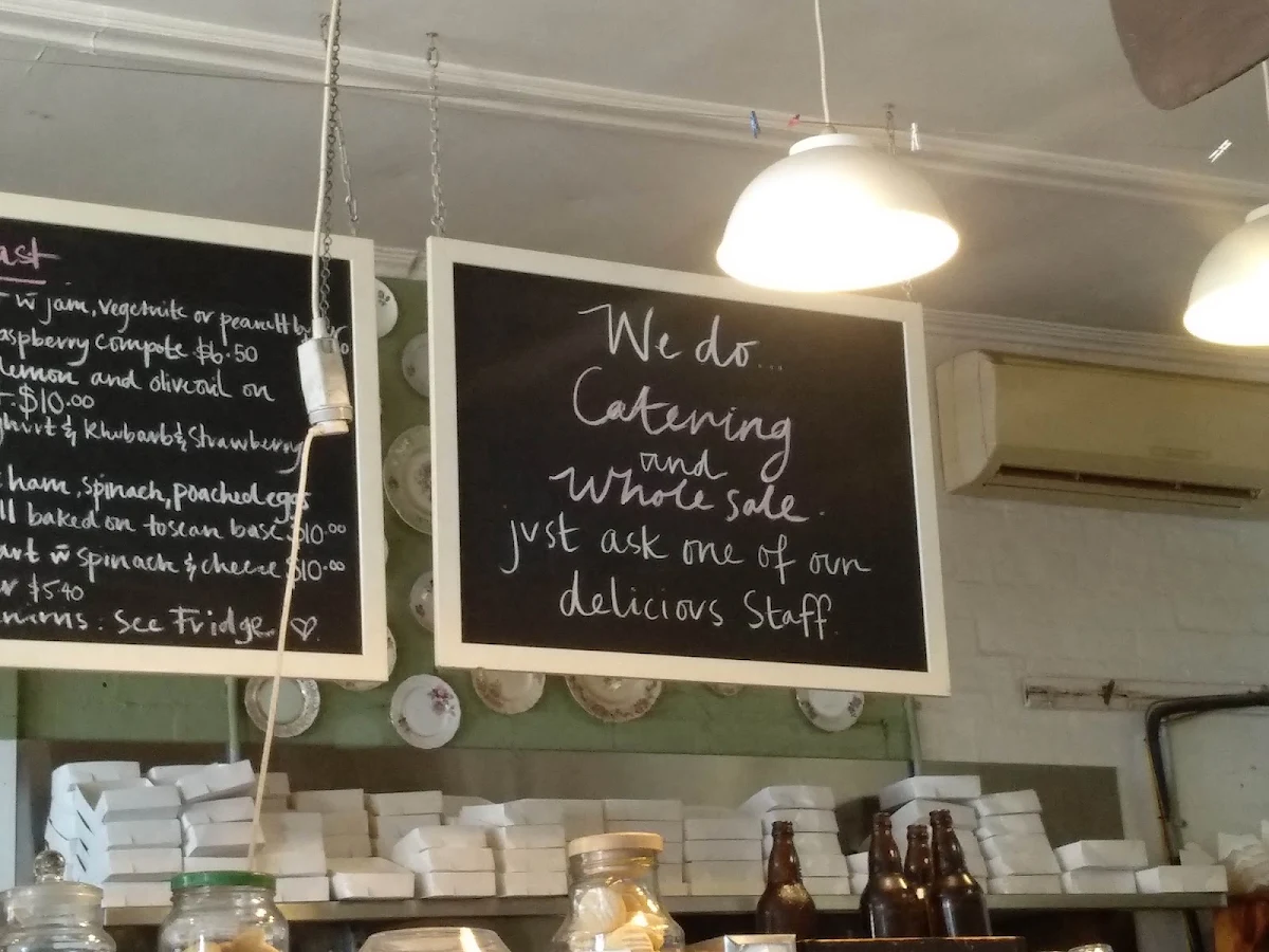 Menu, Sugardough