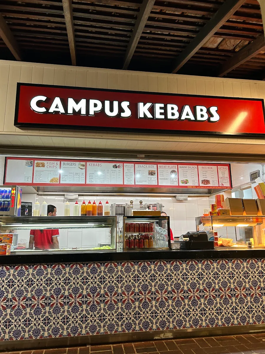 Menu, Campus Kebabs