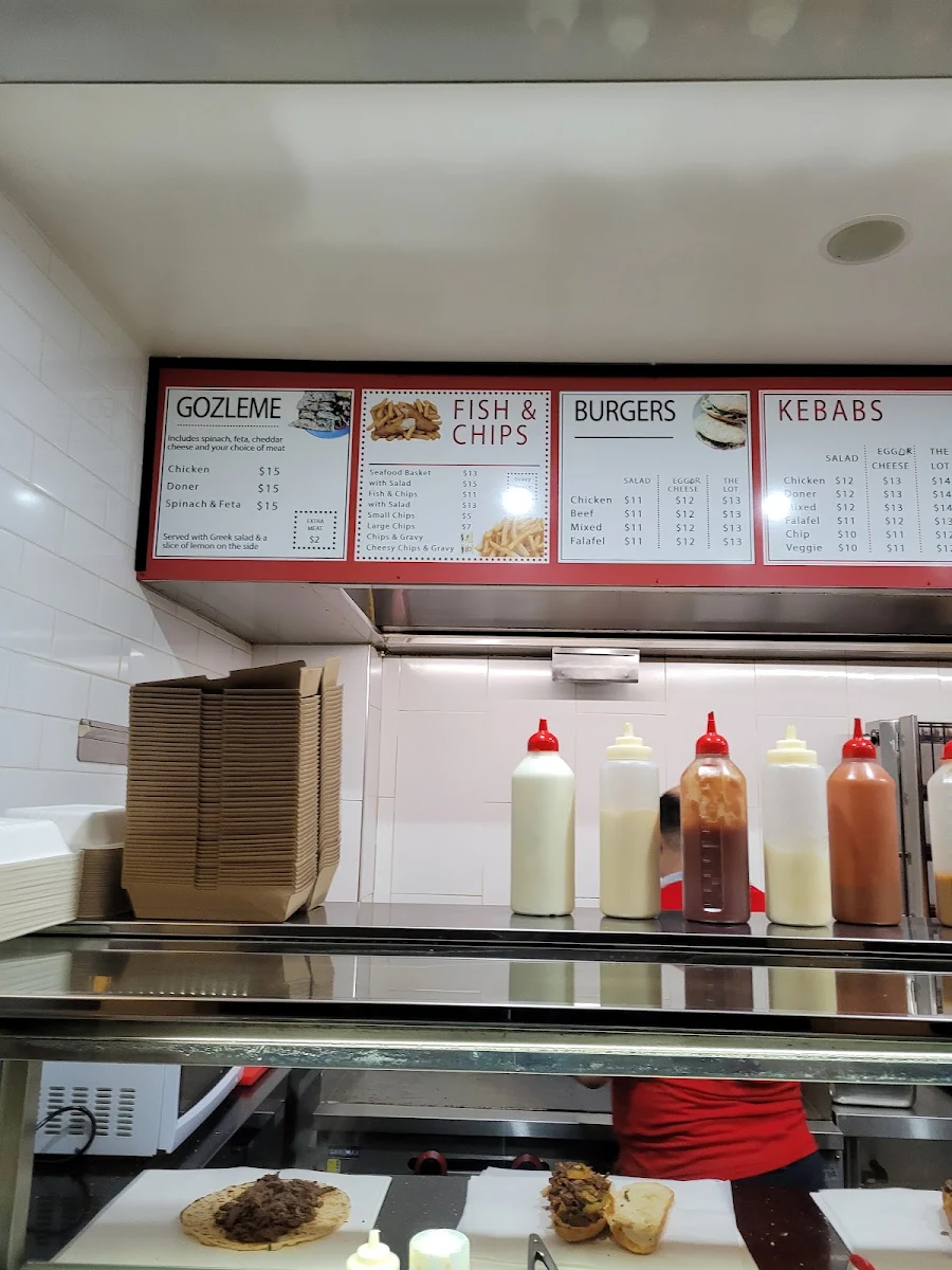 Menu, Campus Kebabs