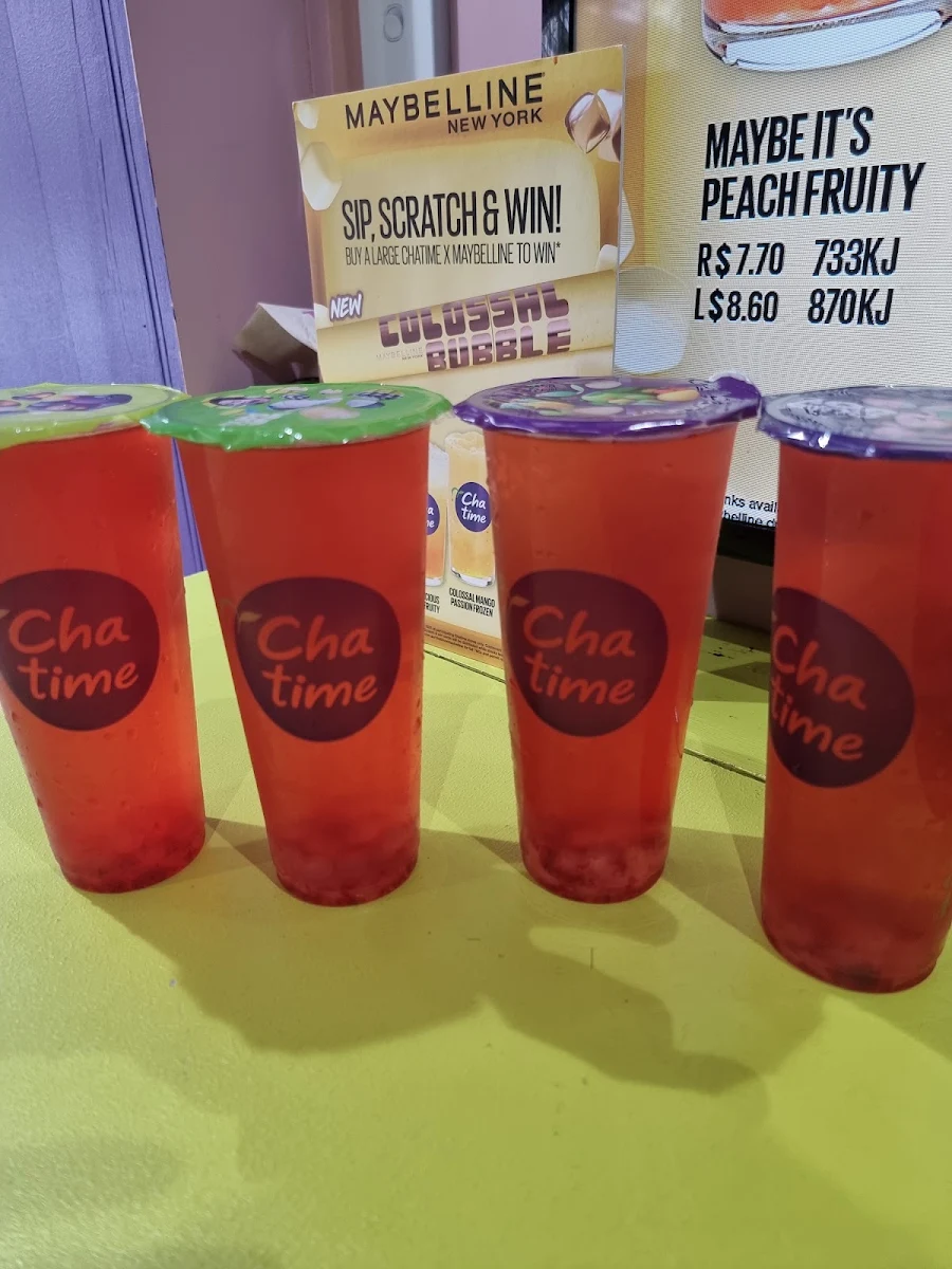 Menu, Chatime Cabramatta