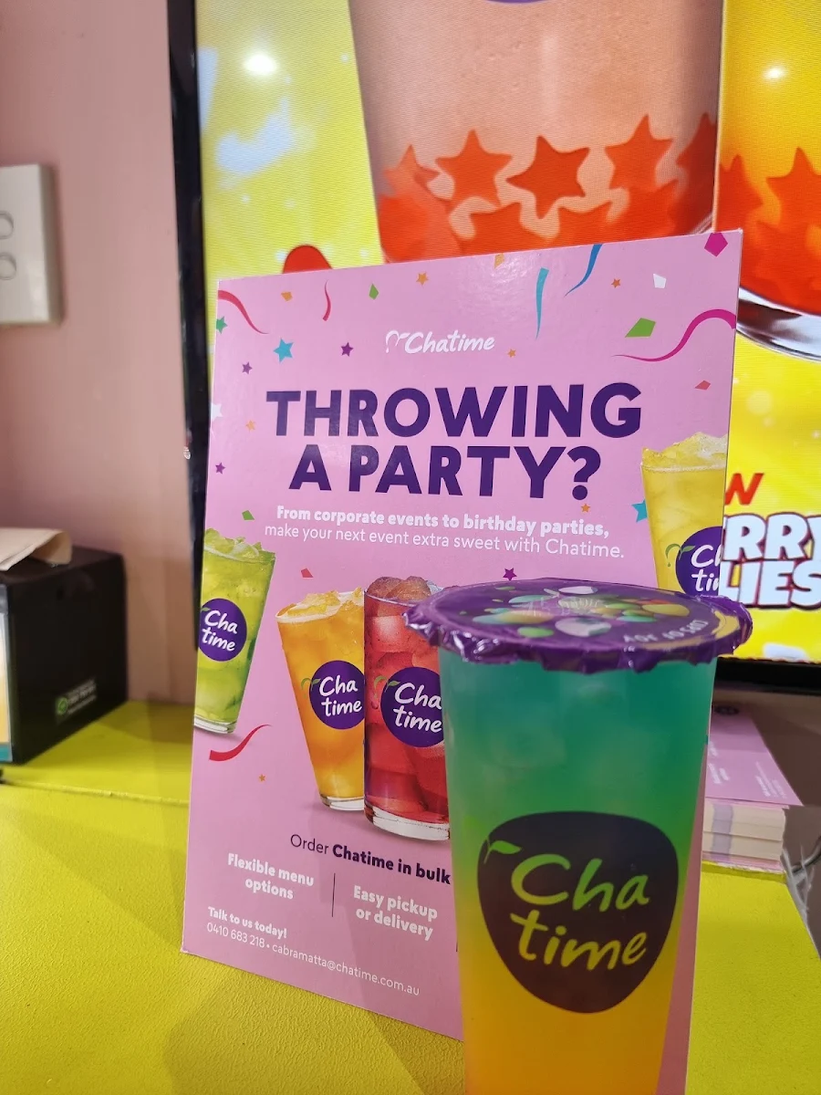 Menu, Chatime Cabramatta
