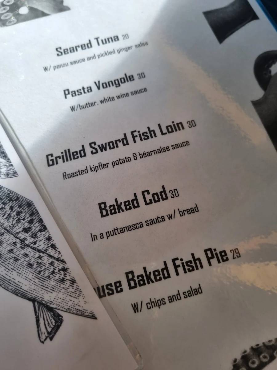 Menu, Fourth Fish Rozelle