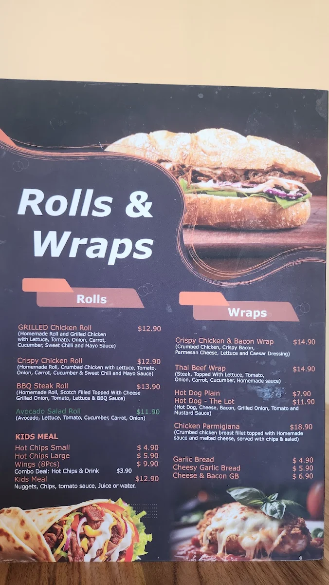 Menu, Q3 Coffee Lounge