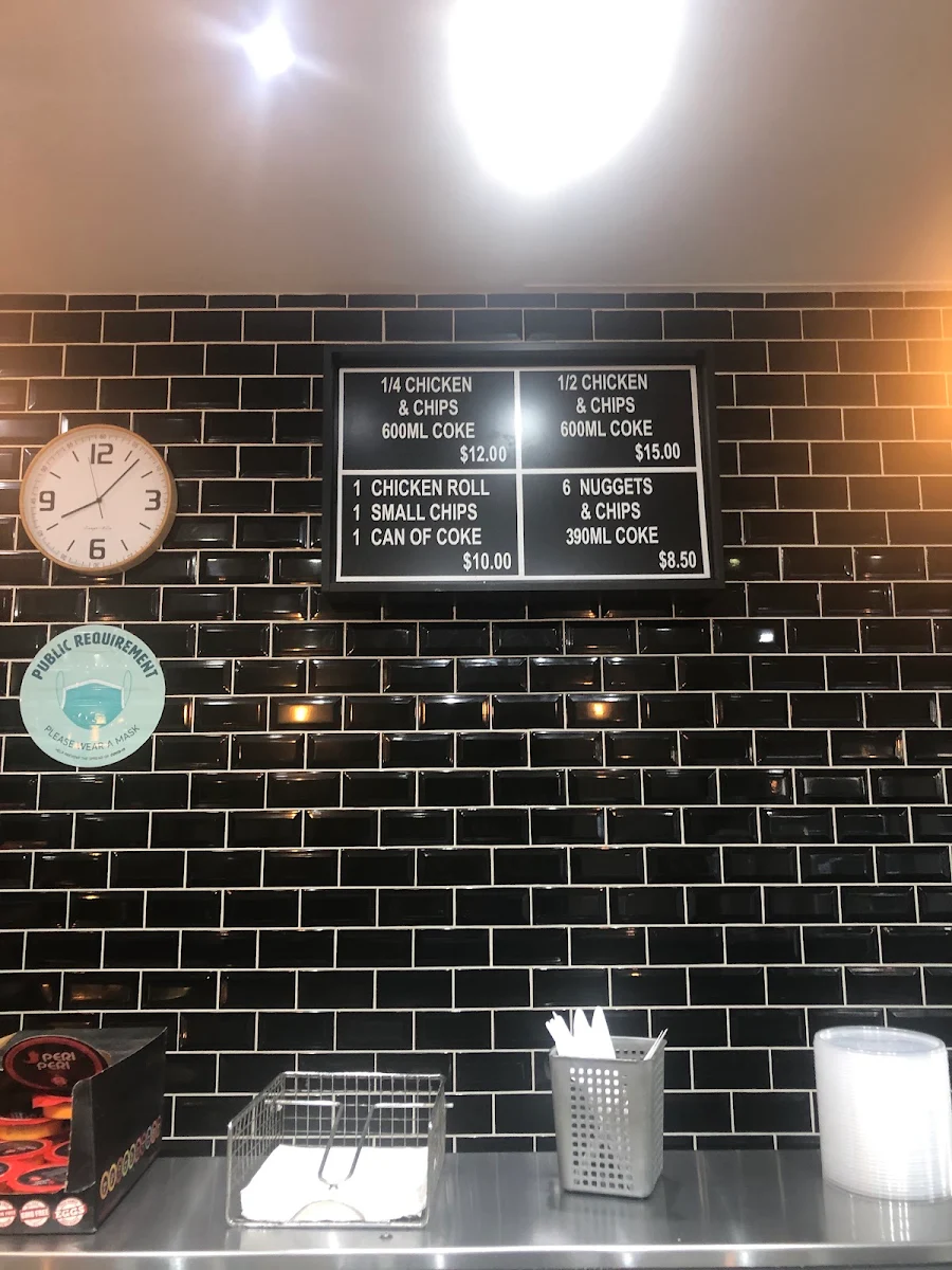 Menu, Gateway Charcoal Chicken