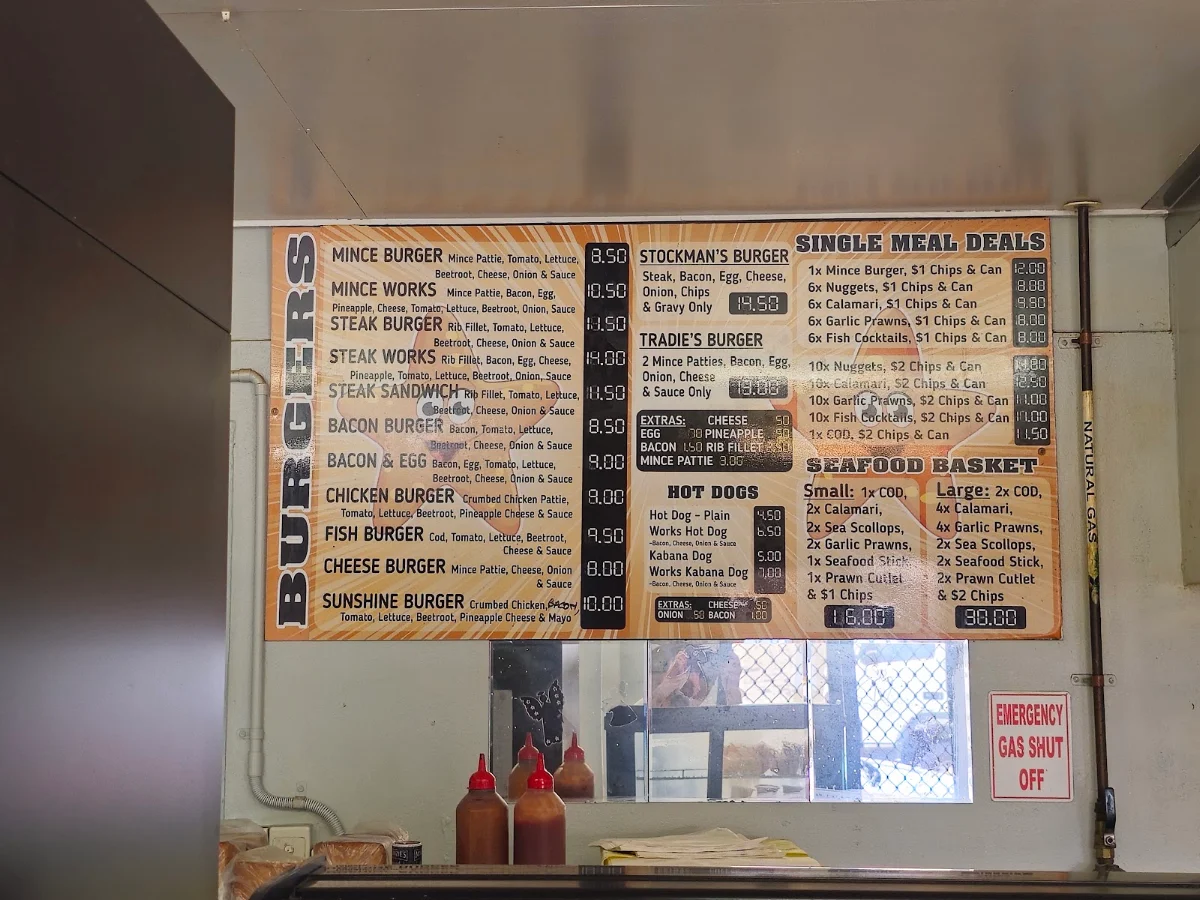 Menu, Star Fish & Chips