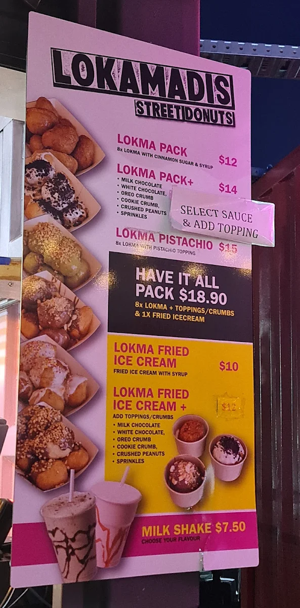 Menu, Grazeland Melbourne