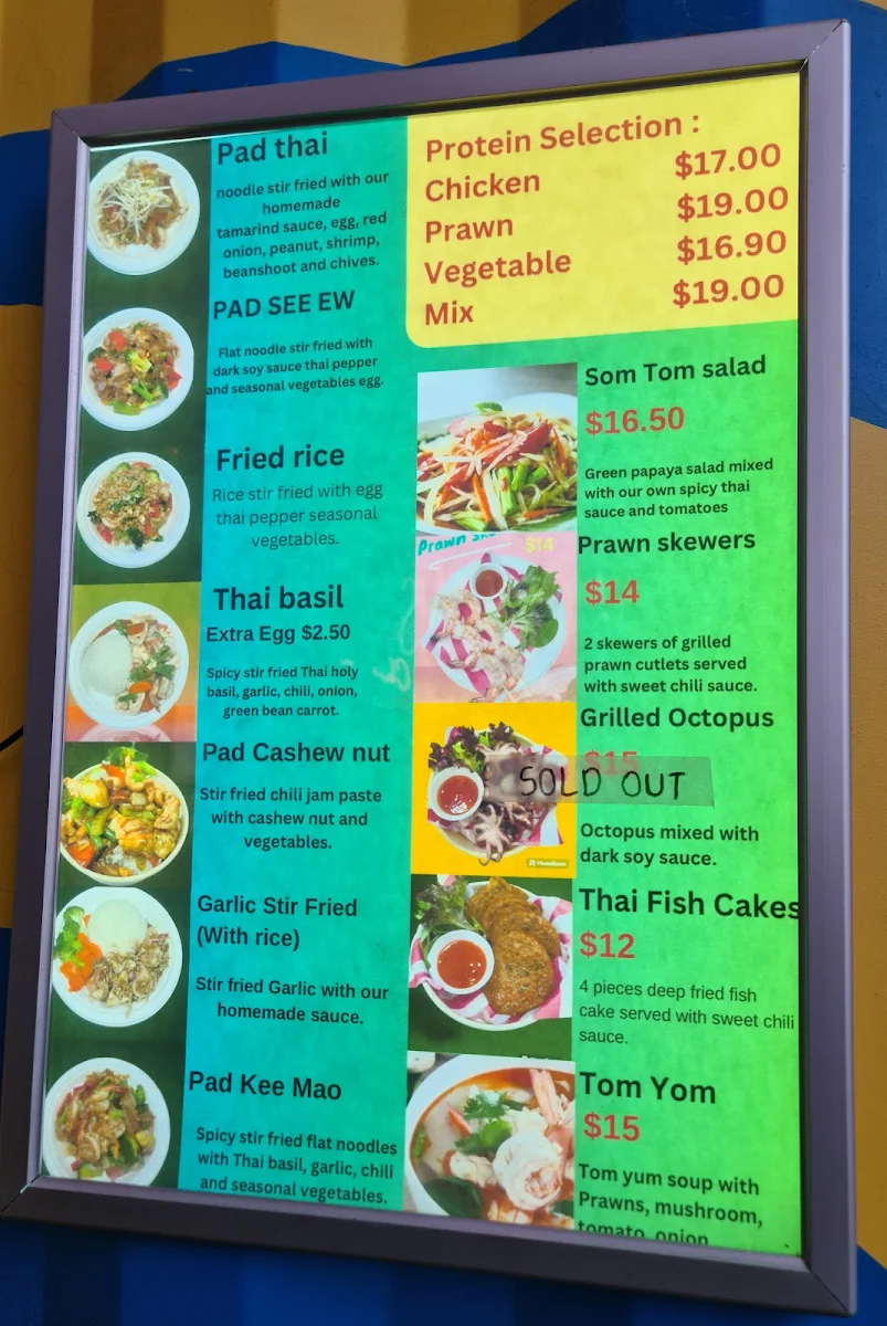 Menu, Grazeland Melbourne