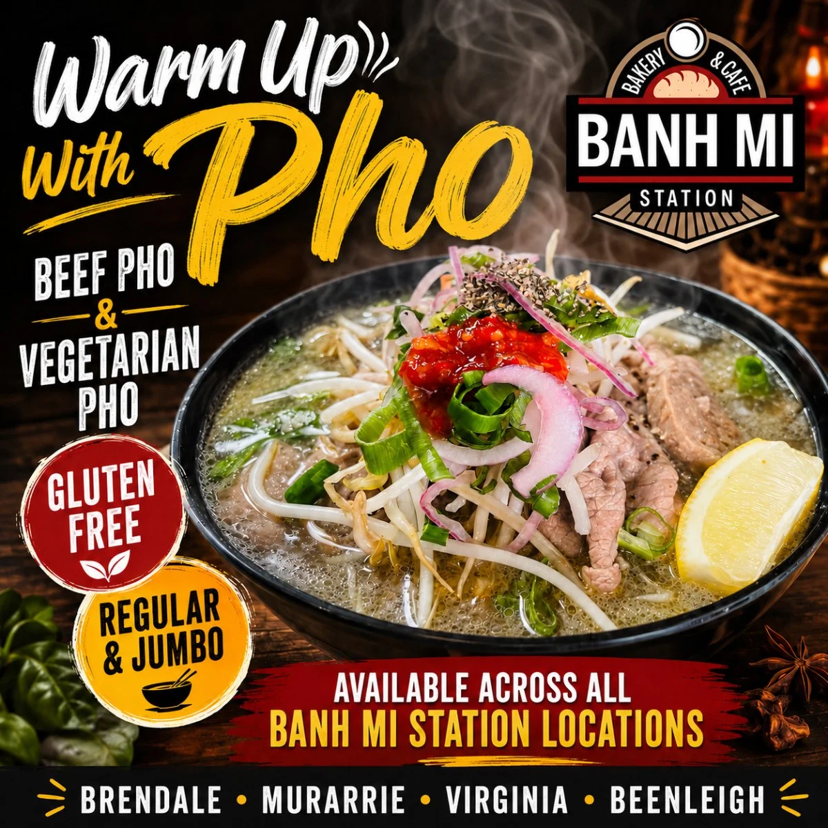 Menu, BANH MI Station Bakery & Cafe, Virginia