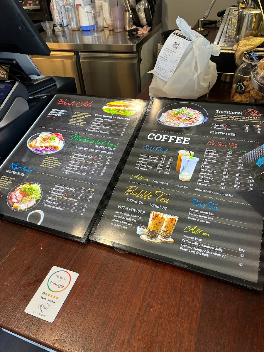 Menu, BANH MI Station Bakery & Cafe, Virginia