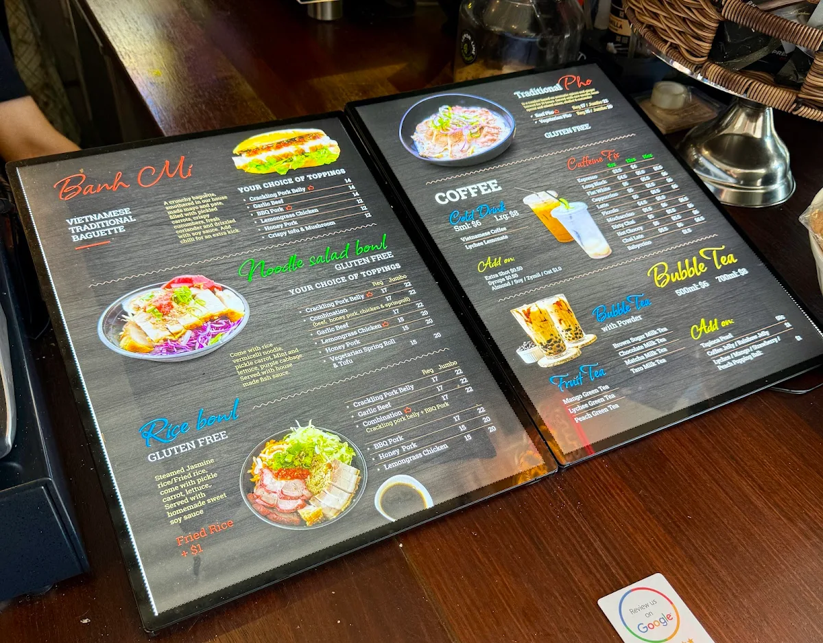 Menu, BANH MI Station Bakery & Cafe, Virginia