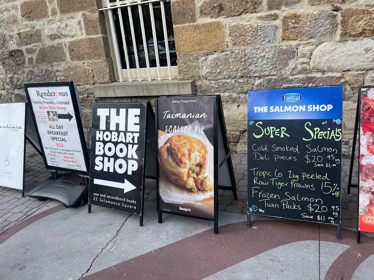 Menu, Banjo’s Bakery Café – Salamanca