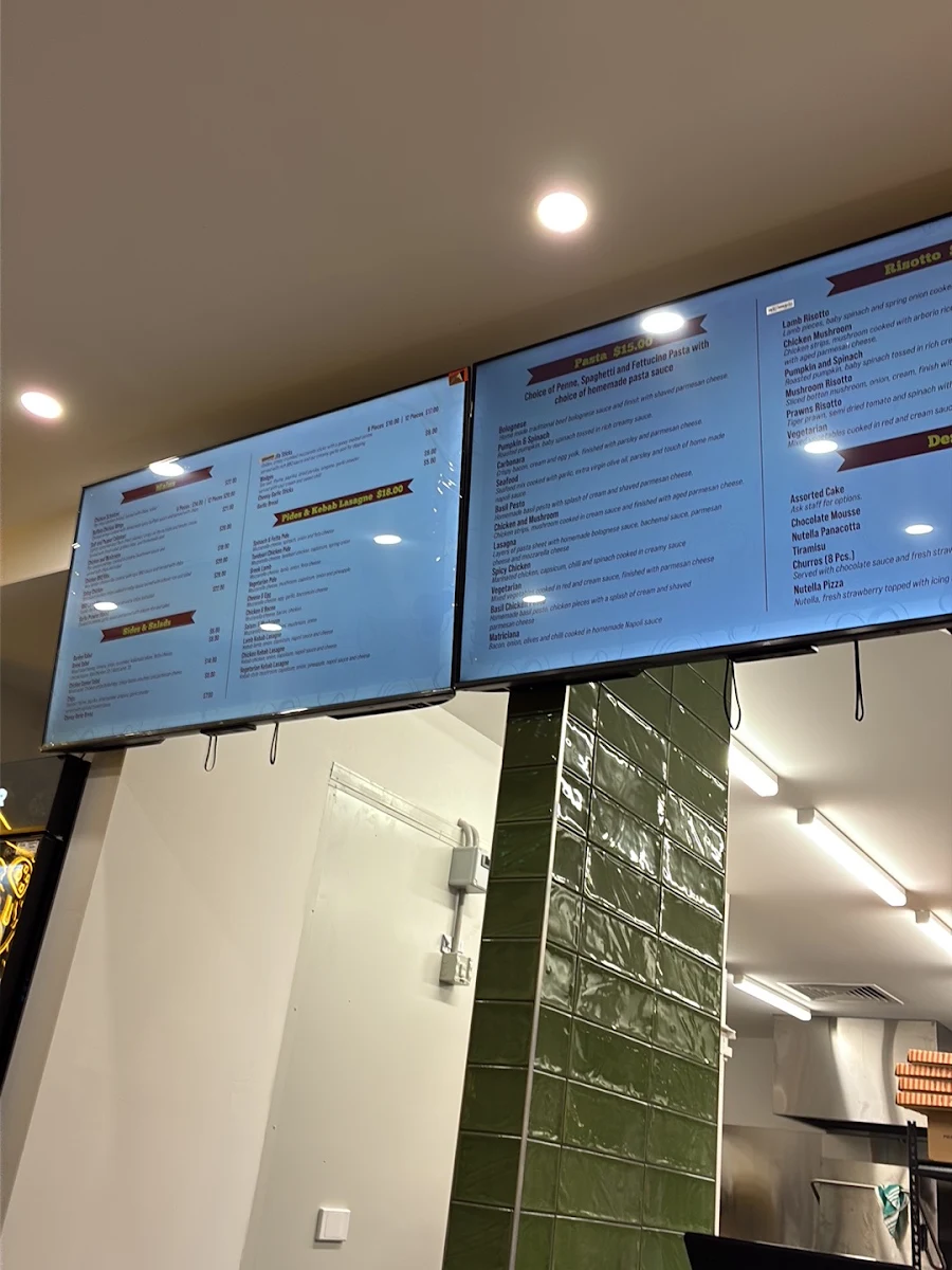 Menu, Big Bite Pizza - Wollert