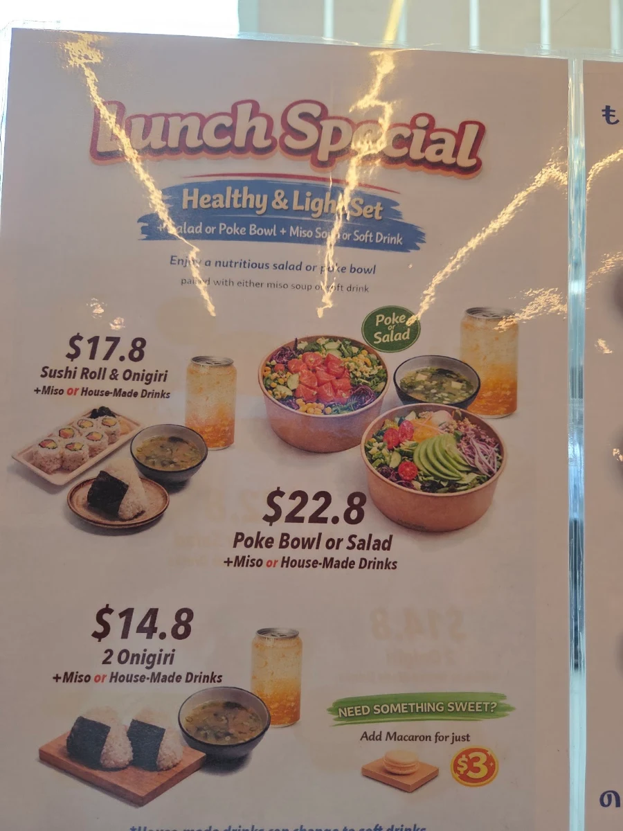 Menu, Yummy Mono