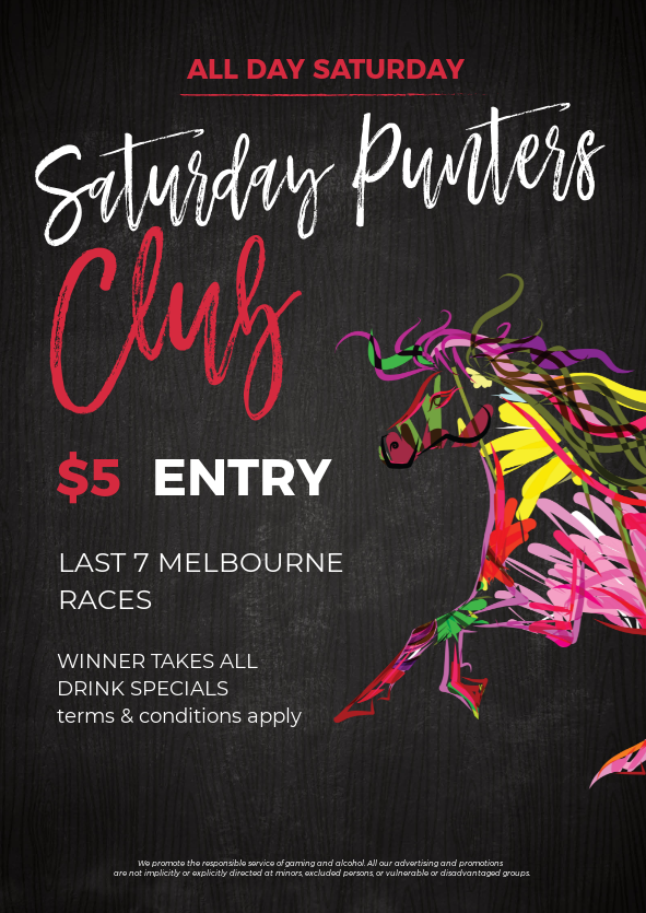 Menu, Coolaroo Hotel