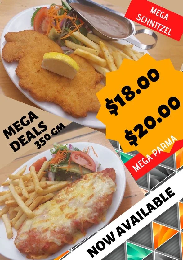 Menu, Coolaroo Hotel
