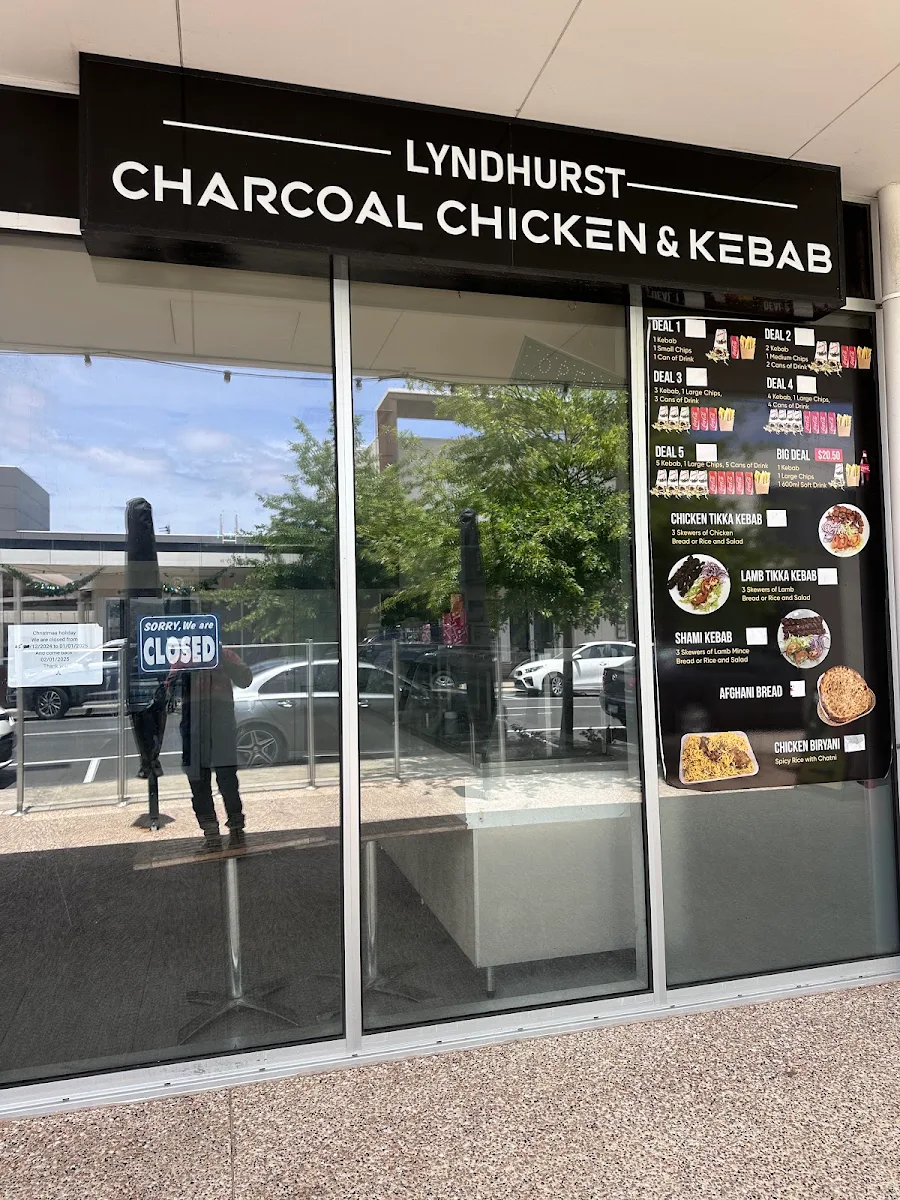 Menu, Lyndhurst Charcoal Chicken and Kebab ( HALAL )