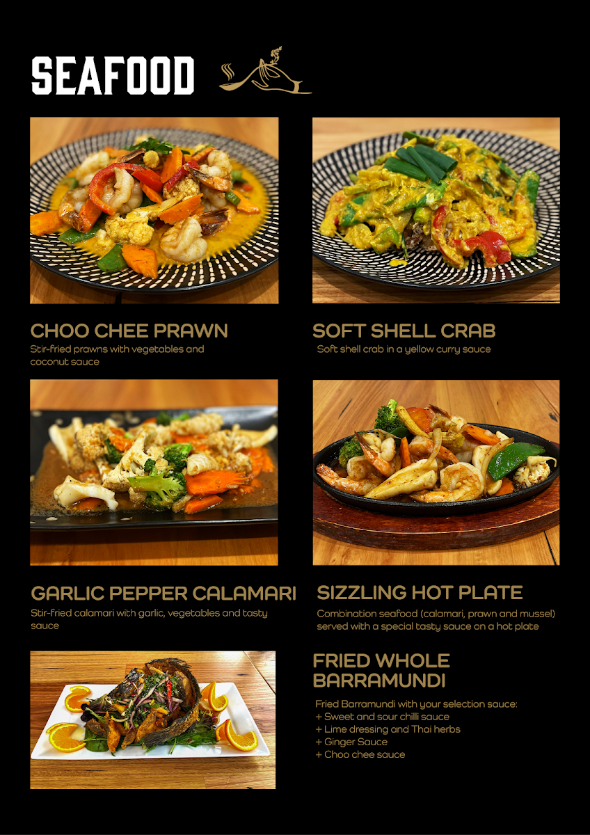 Menu, Inspire Thai