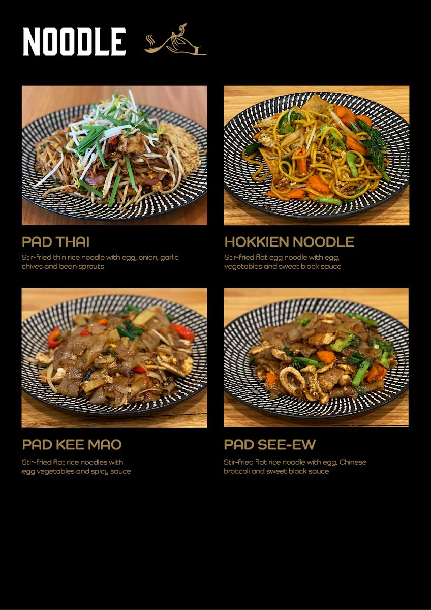 Menu, Inspire Thai