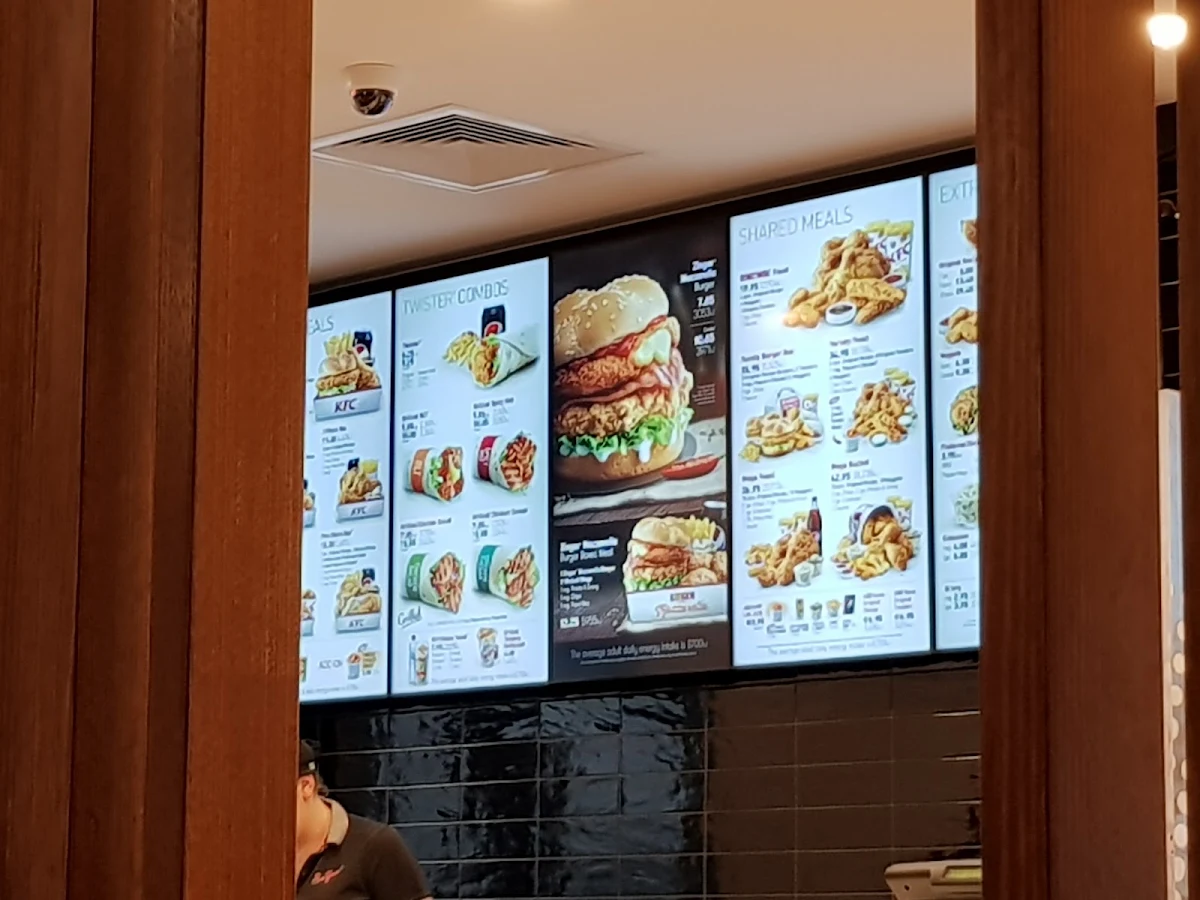 Menu, KFC Oxenford