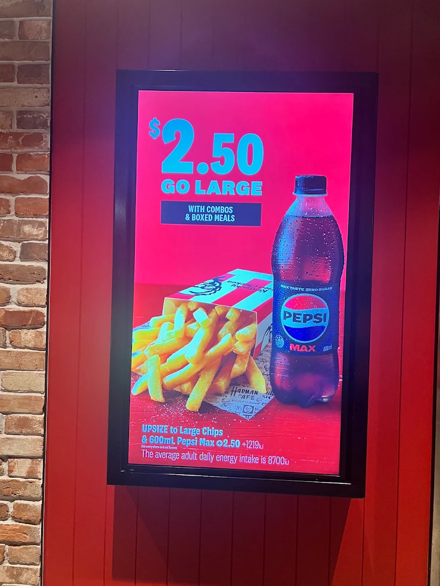 Menu, KFC Morwell
