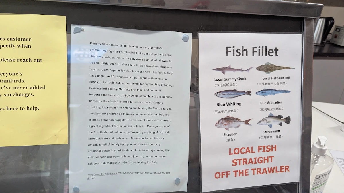 Menu, Awesome Fish & Chips