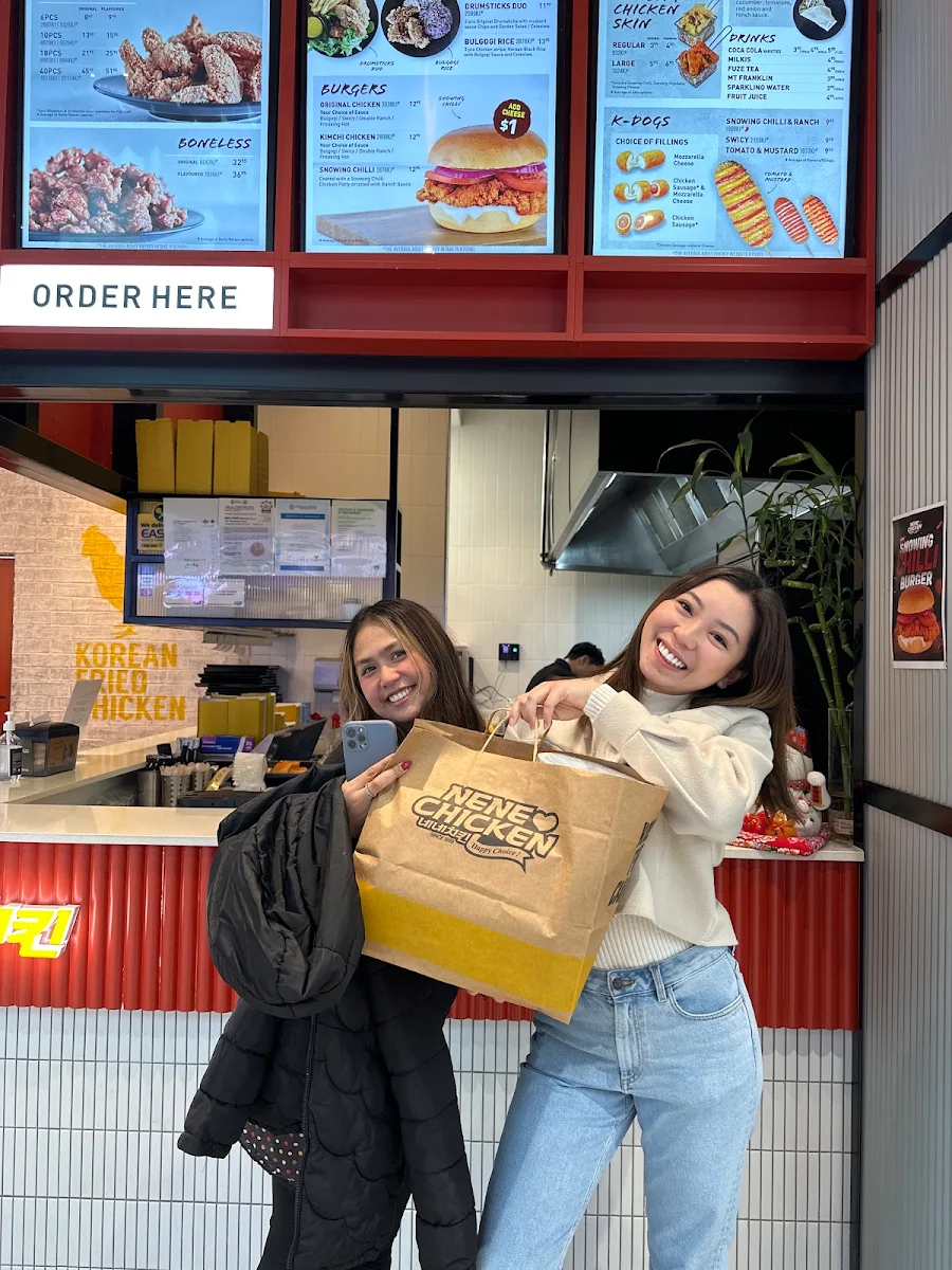 Menu, NeNe Chicken Emporium