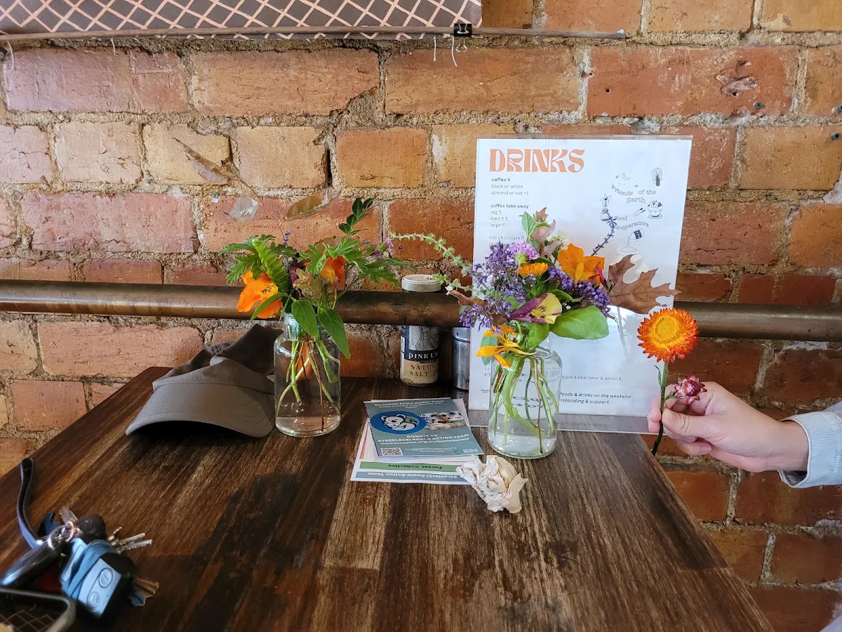 Menu, Friends of the Earth Melbourne Food Coop & Cafe