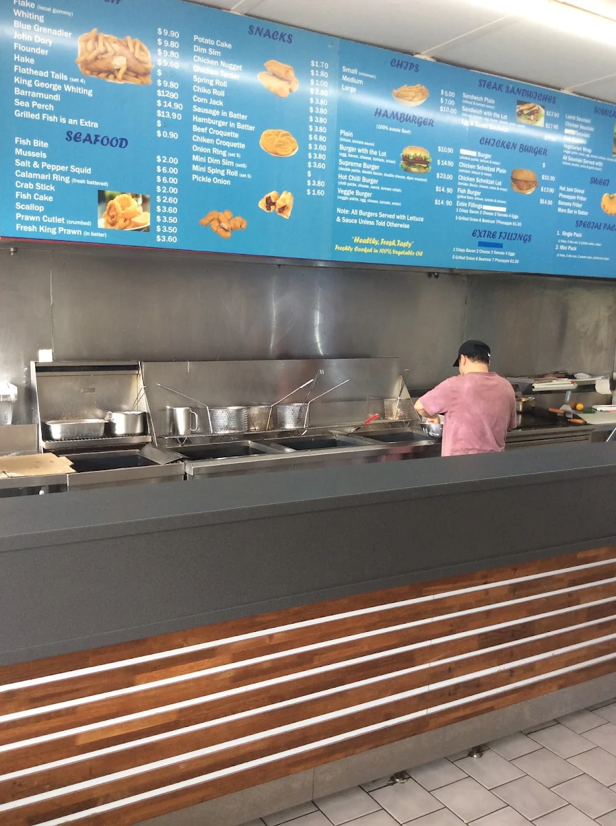 Menu, Brady Road Fish and Chips