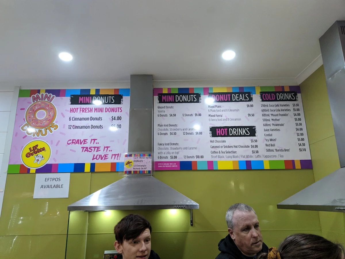 Menu, Lil' Orbits Donuts