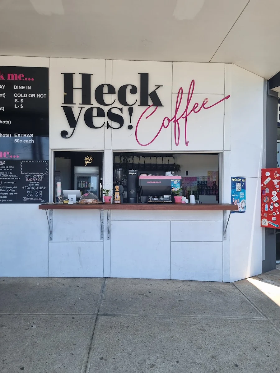 Menu, Heck Yes Coffee