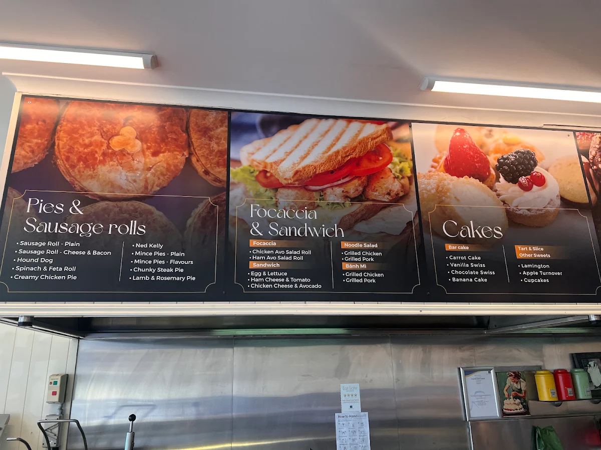 Menu, Le Artisan Bakery