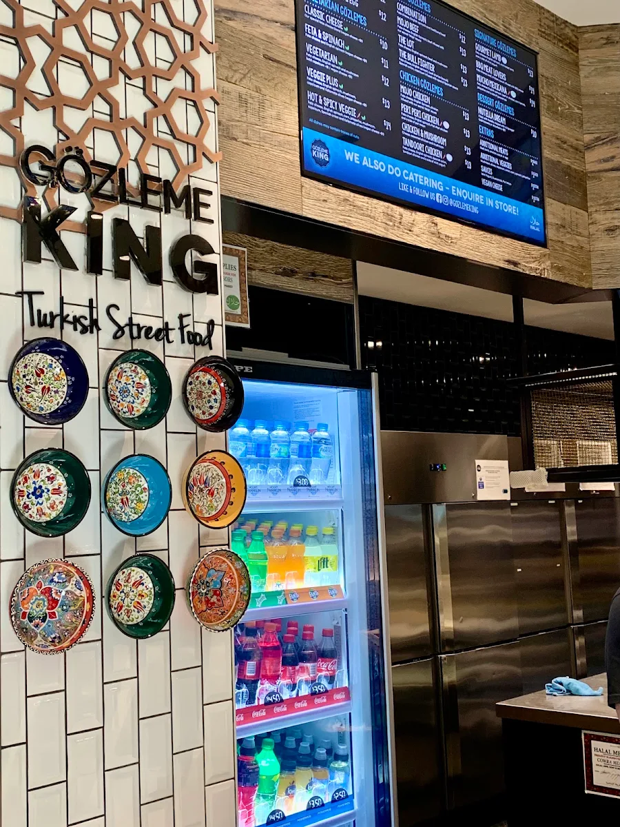 Menu, Gözleme King Hurstville
