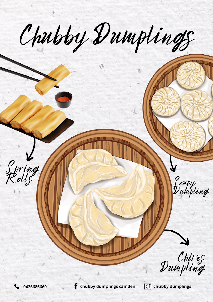 Menu, Chubby Dumplings
