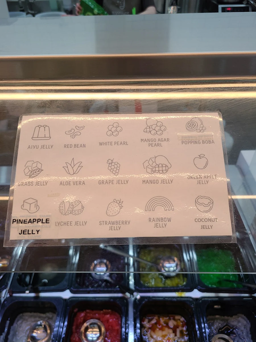 Menu, Toppings n Tea Chinatown