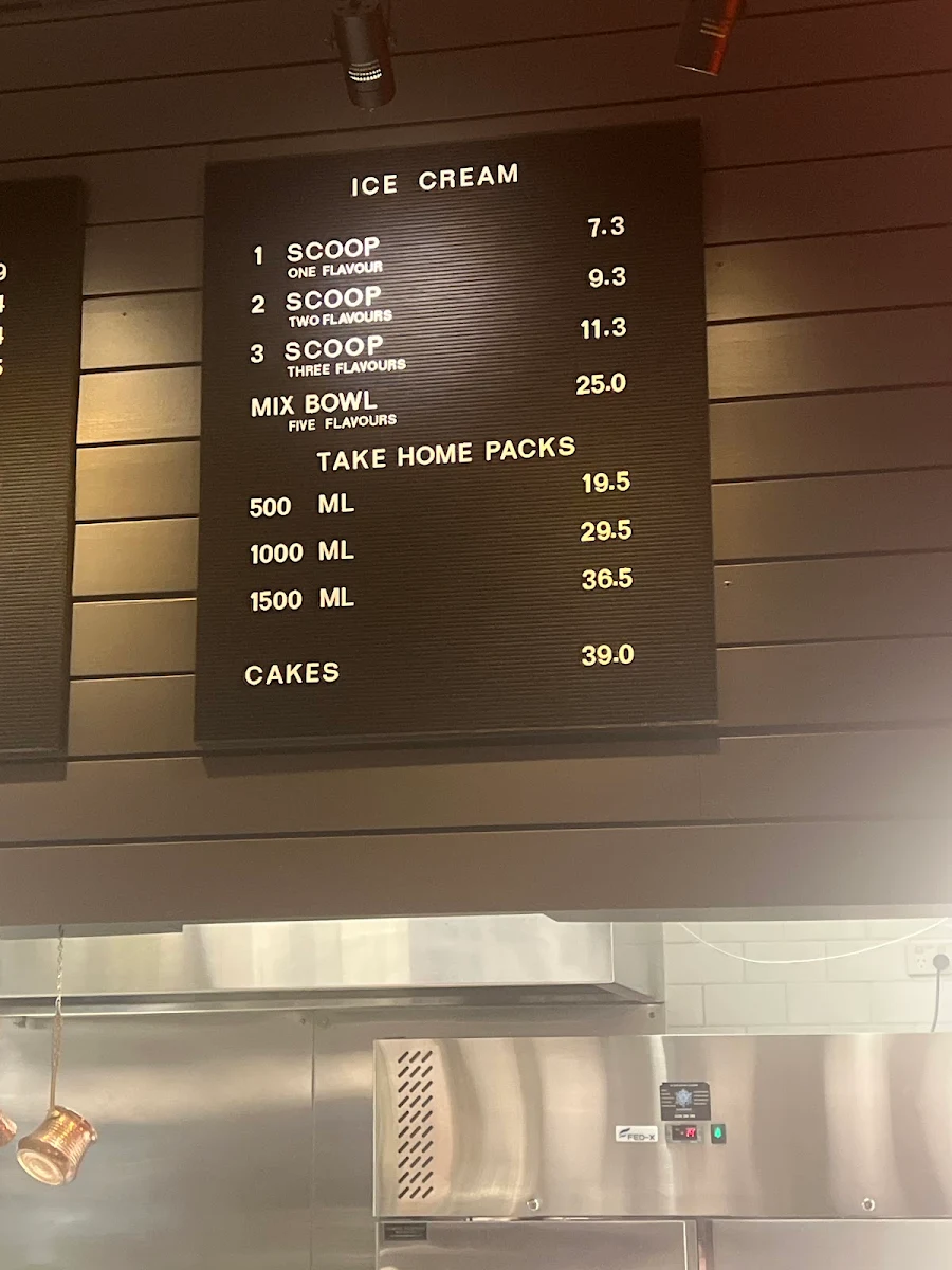 Menu, Hakiki Burwood