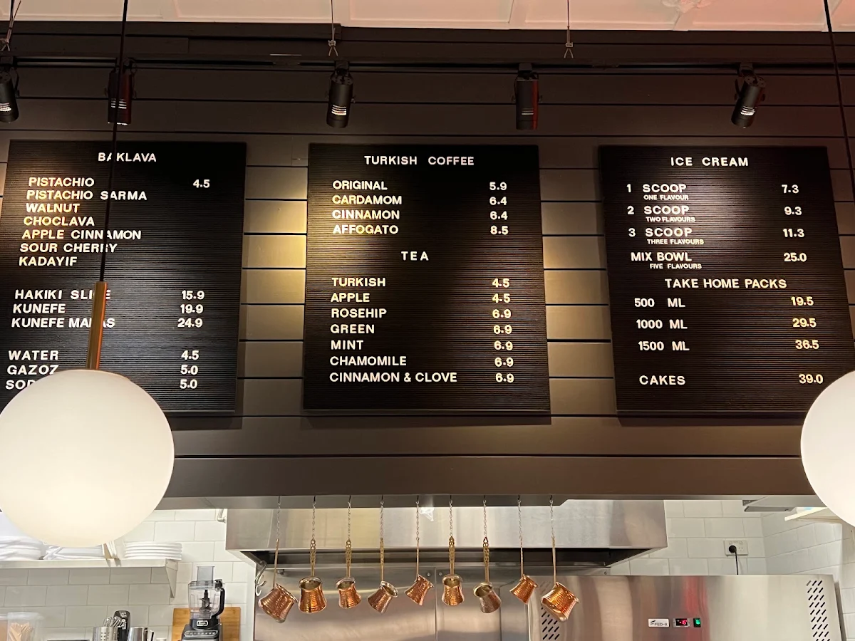 Menu, Hakiki Burwood