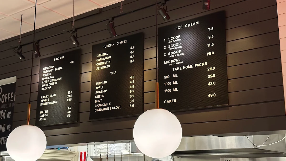 Menu, Hakiki Burwood