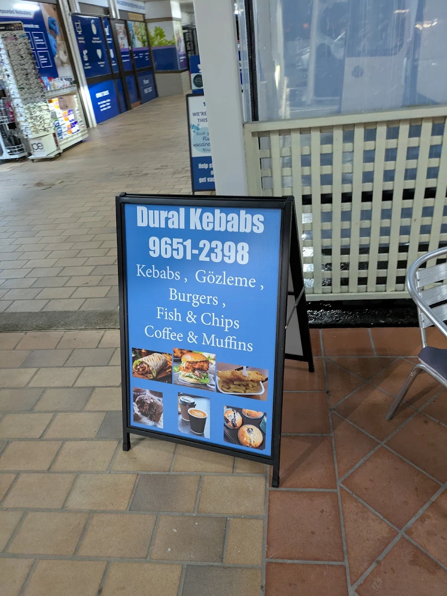 Menu, Dural Village Gourmet Chicken and Kebabs