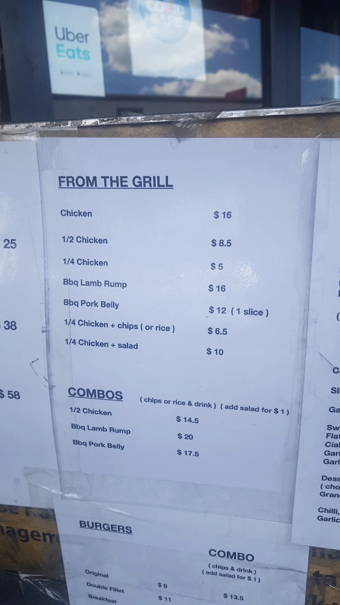 Menu, Frango Smithfield