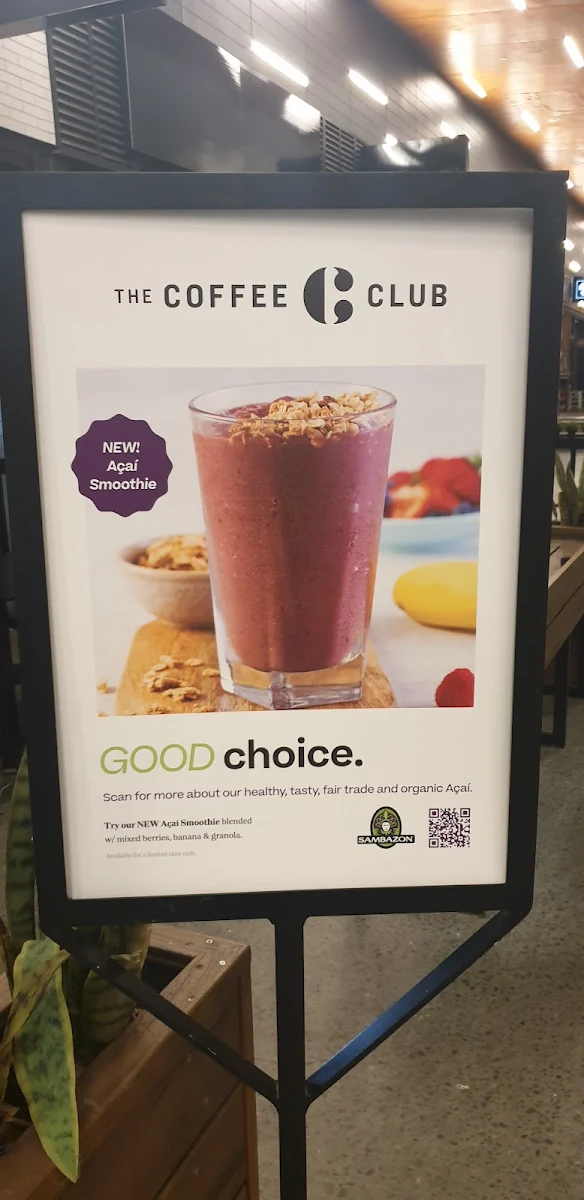 Menu, The Coffee Club