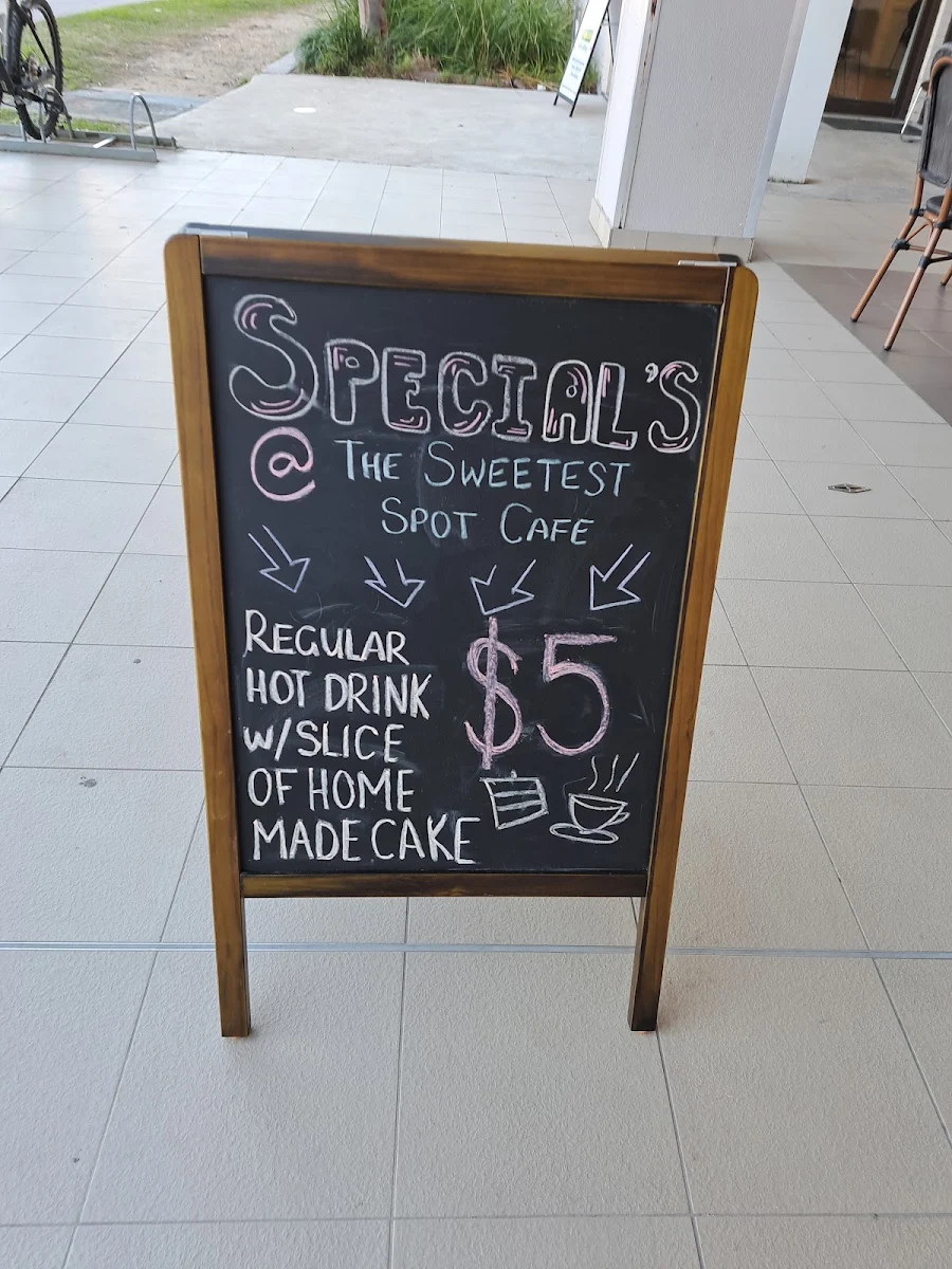Menu, The Sweetest Spot Cafe
