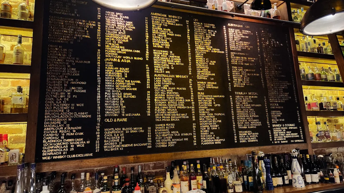 Menu, Bank Street Social